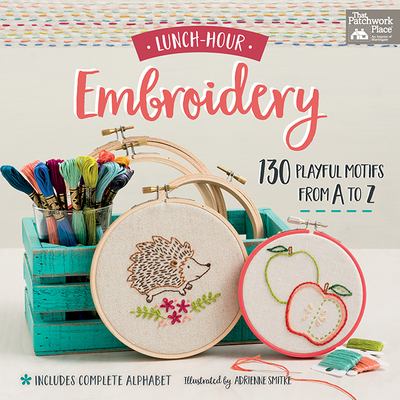 LUNCH-HOUR Embroidery : 130 playful motifs from a to z  cover image cdn