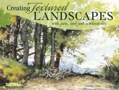 Creating textured landscapes with pen, ink, and watercolor  cover image cdn