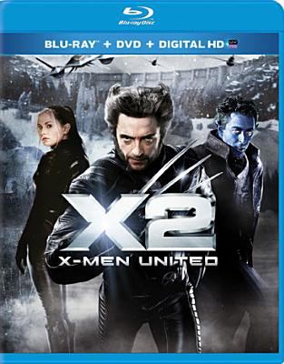 X2 [Blu-ray + DVD combo] X-men united  cover image cdn