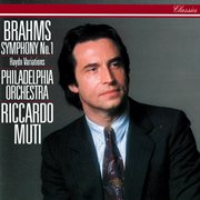 Brahms: symphony no. 1; variations on a theme by haydn cover image cdn