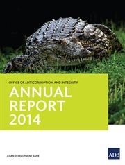 Office of anticorruption and integrity;annual report 2014 cover image cdn