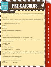 Pre-calculus. Speedy Study Guide cover image cdn