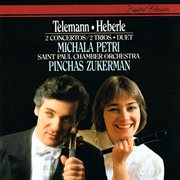 Telemann: concerto in a minor; duet in c; trio sonatas / heberle: recorder concerto in g cover image cdn