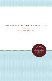 Modern poetry and the tradition cover image cdn