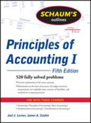 Schaum's outlines principles of accounting I cover image cdn