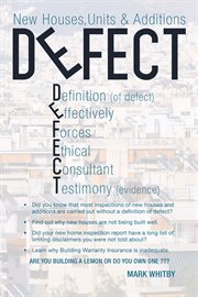 Defect : new houses, units & additions cover image cdn