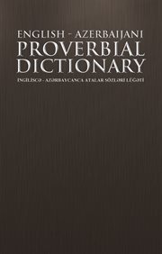 English - azerbaijani proverbial dictionary cover image cdn