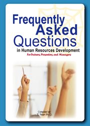 Frequently asked questions in human resources development : for trainers, presenters, and managers cover image cdn