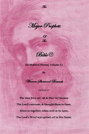 The major prophets of the bible volume 3 in rhyme cover image cdn
