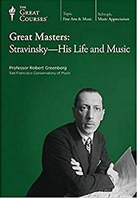 Great masters. Stravinsky, his life & music cover image cdn