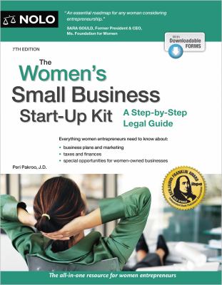 The women's small business start-up kit : a step-by-step legal guide cover image cdn