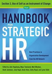 Handbook for strategic hr - section 3. Use of Self as an Instrument of Change cover image cdn