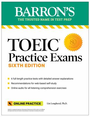 Barron's TOEIC practice exams cover image cdn