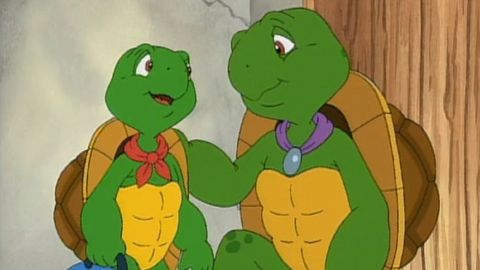 Franklin Goes to School / Franklin Is Lost cover image cdn