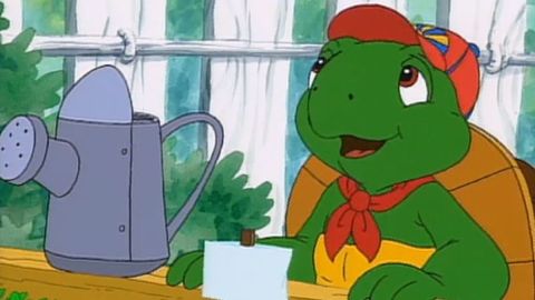 Franklin's Garden / Franklin Runs Away cover image cdn