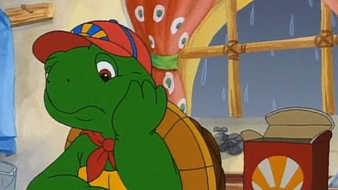 Franklin's Gloomy Day / Franklin Tells Time cover image cdn