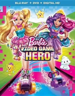 Barbie. Video game hero [Blu-ray + DVD combo] cover image cdn