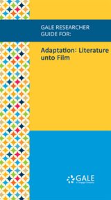 Adaptation. Literature unto Film cover image cdn