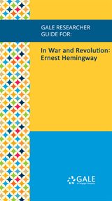 In war and revolution. Ernest Hemingway cover image cdn