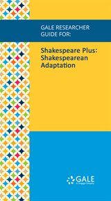 Shakespeare plus. Shakespearean Adaptation cover image cdn