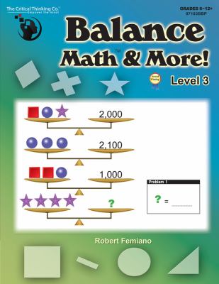 Balance math & more! Level 3  cover image cdn