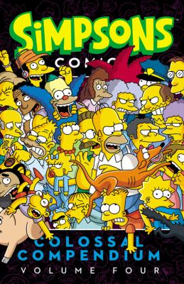 Simpsons comics colossal compendium. Volume four cover image cdn