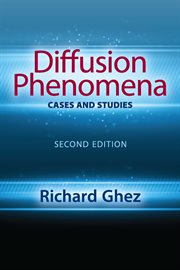 Diffusion phenomena : cases and studies cover image cdn