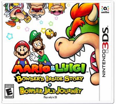 Mario and Luigi. Bowser's inside story plus Bowser Jr.'s Journey [3DS] cover image cdn
