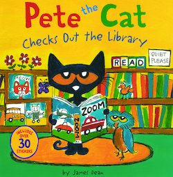 Pete the cat checks out the library  cover image cdn