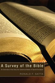 A survey of the Bible : an overview of the sixty-six canonical books of sacred scripture cover image cdn