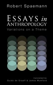 Essays in anthropology : variations on a theme cover image cdn