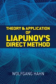 Theory and application of Liapunov's direct method cover image cdn