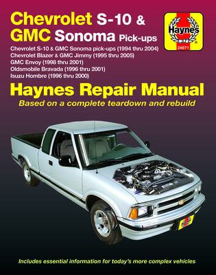 Chevrolet S-10 & Blazer, GMC Sonoma, Jimmy & Envoy, Oldsmobile Bravada, Isuzu Hombre : automotive repair manual  cover image cdn