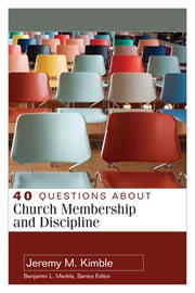 40 questions about church membership and discipline cover image cdn