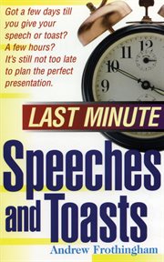 Last Minute Speeches & Toasts cover image cdn