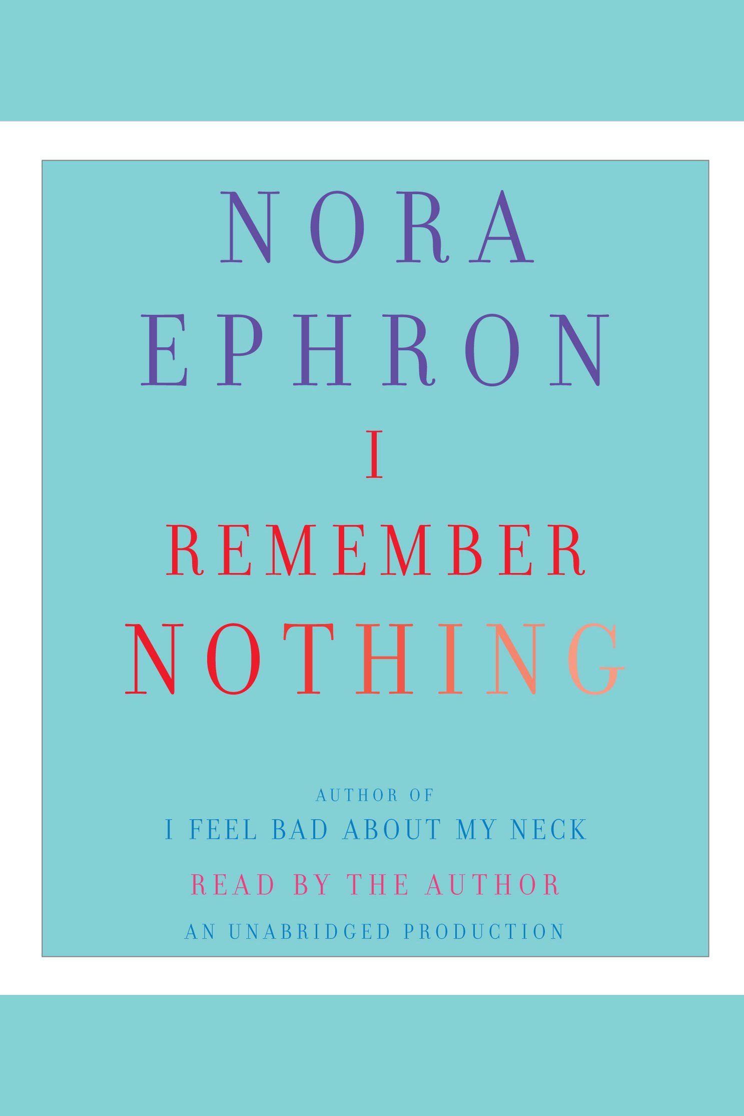 I remember nothing and other reflections cover image cdn