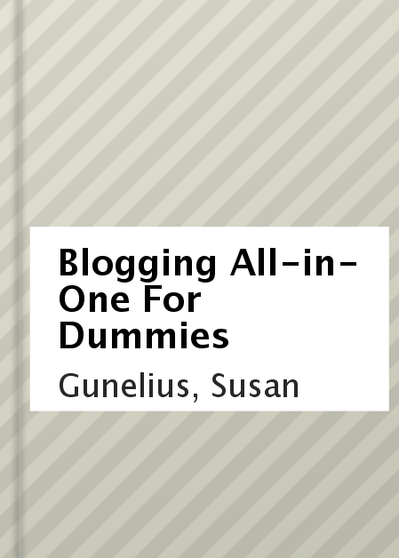 Blogging all-in-one for dummies cover image cdn