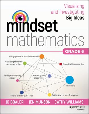 Mindset mathematics : visualizing and investigating big ideas, grade 6  cover image cdn