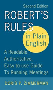 Robert's Rules in plain English cover image cdn