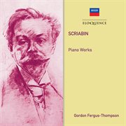 Scriabin: piano works cover image cdn