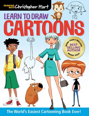 Learn to draw cartoons : the world's easiest cartooning book ever!  cover image cdn