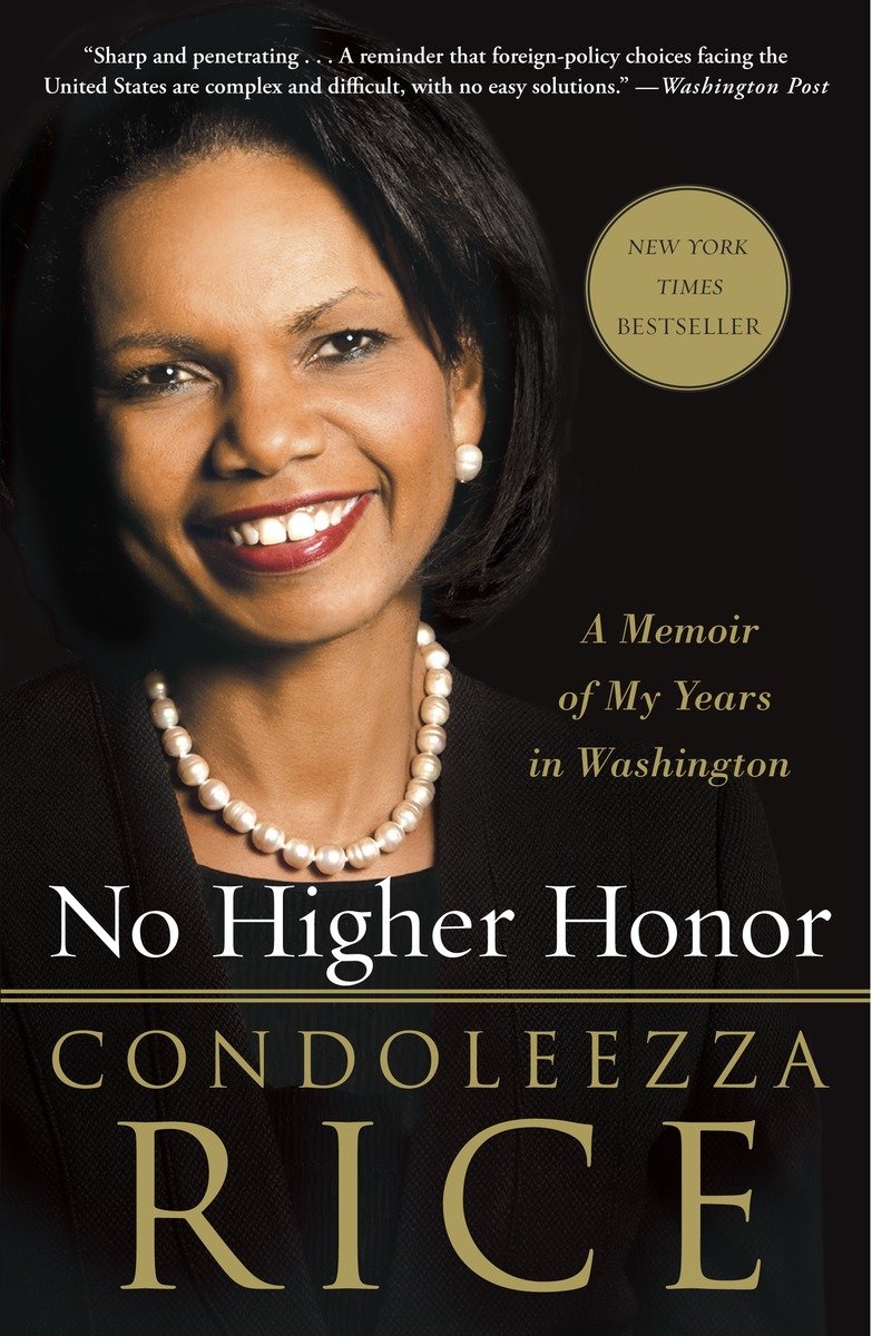 No higher honor a memoir of my years in Washington cover image cdn