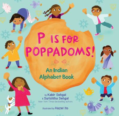 P is for poppadoms : an Indian alphabet book  cover image cdn