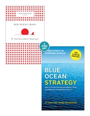 Blue ocean strategy with Harvard Business Review classic article "Red ocean traps" cover image cdn