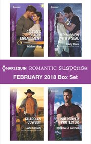 Harlequin romantic suspense : Colton's Deadly Engagement\Guardian Cowboy\Her Mission with a SEAL\Undercover Protector. Box set, February 2018 cover image cdn