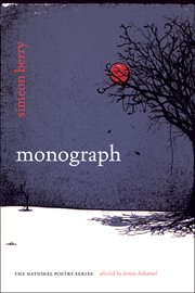 Monograph : poems cover image cdn