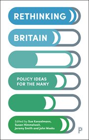 RETHINKING BRITAIN : policy ideas for the many cover image cdn