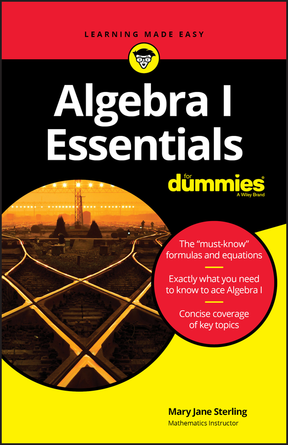 Algebra I essentials for dummies cover image cdn