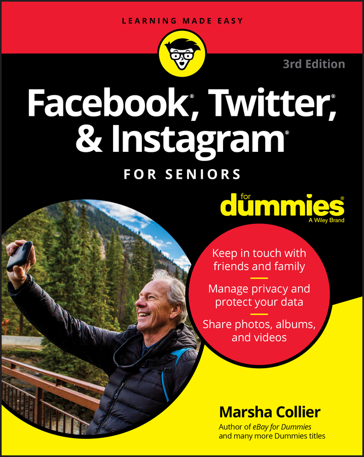 Facebook, Twitter, and Instagram for seniors for dummies cover image cdn