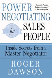 Power negotiating for salespeople : inside secrets from a master negotiator cover image cdn
